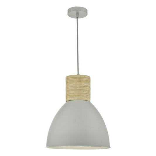 Adna 1-Light Pendant with Wood Detail