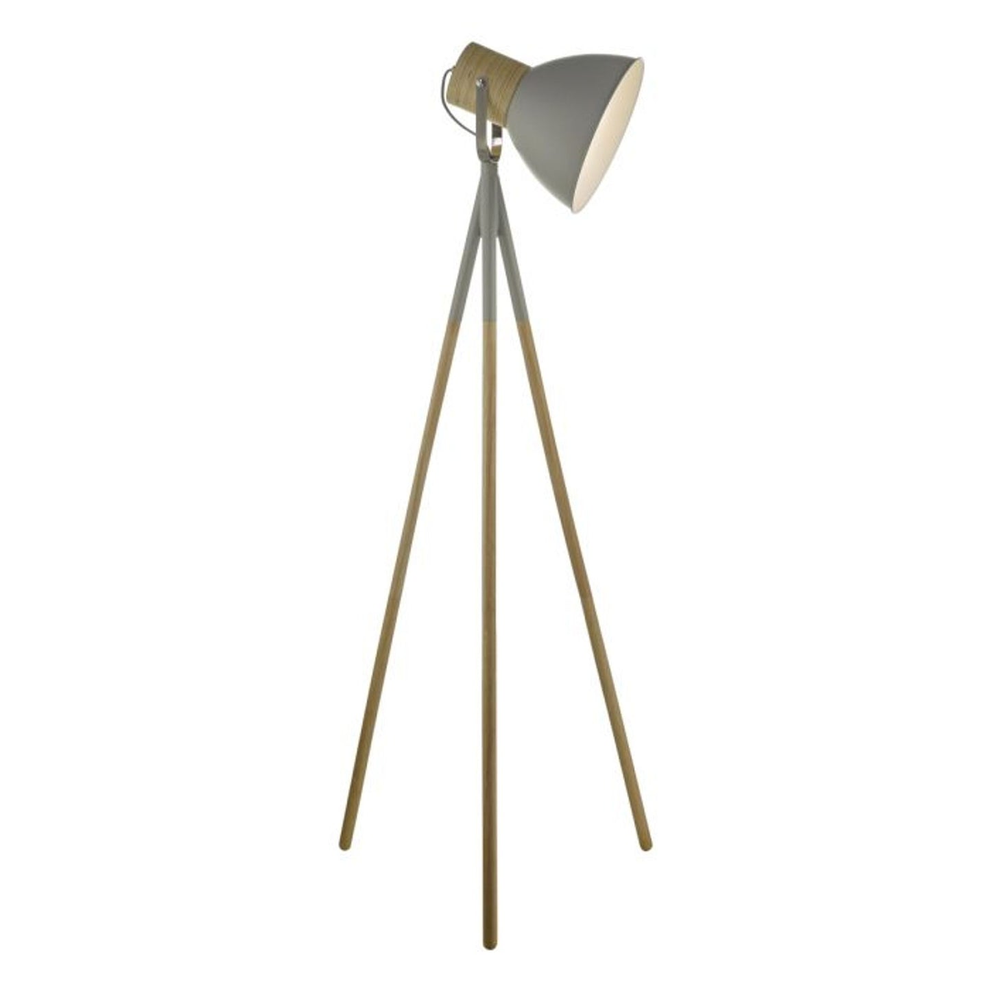 Adna Floor Lamp with Wood Detail