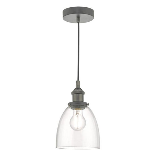 Arvin 1-Light Pendant in Antique Chrome