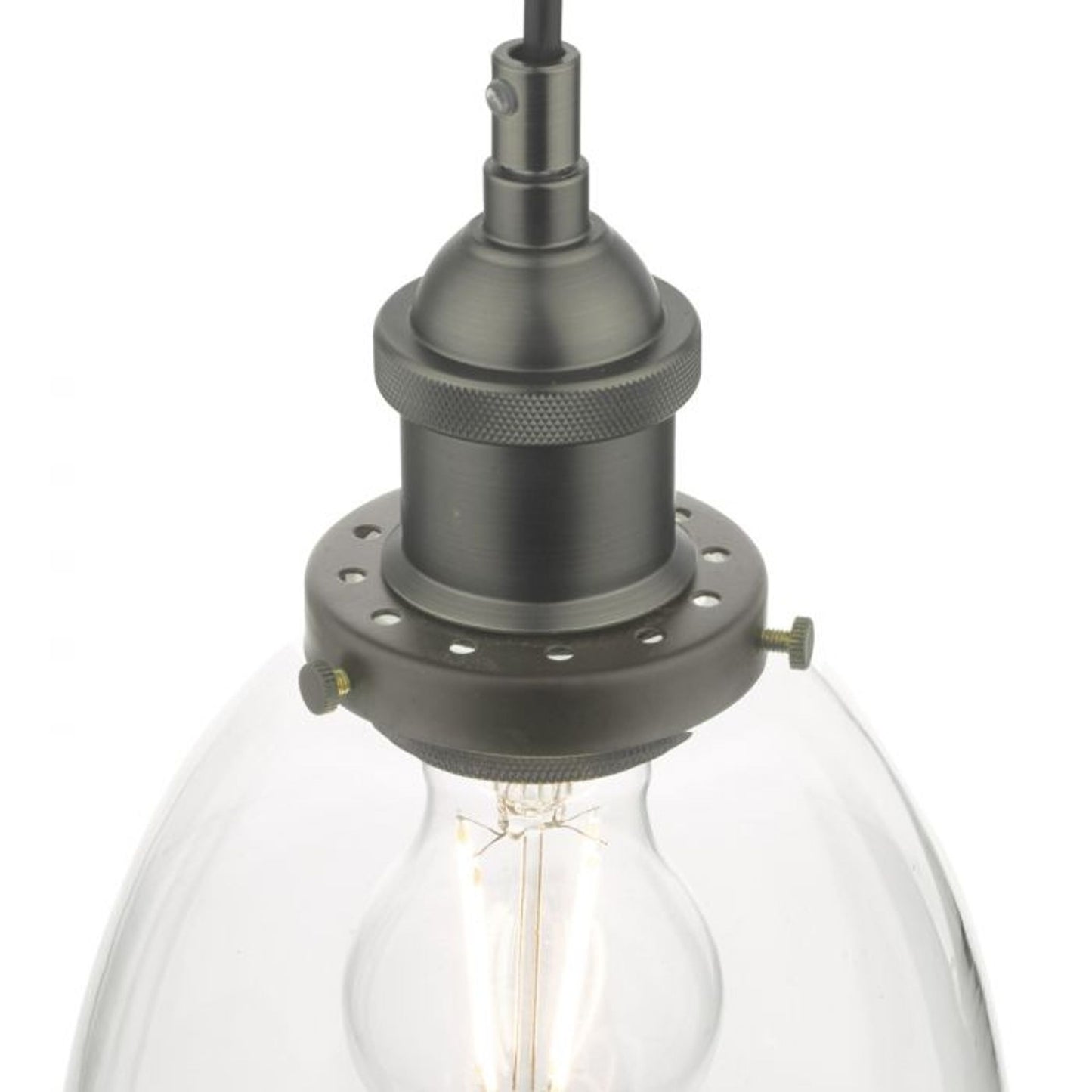 Arvin 1-Light Pendant in Antique Chrome