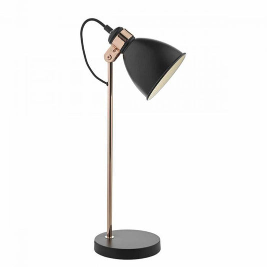 Frederick Gloss Table Lamp with Metal Work