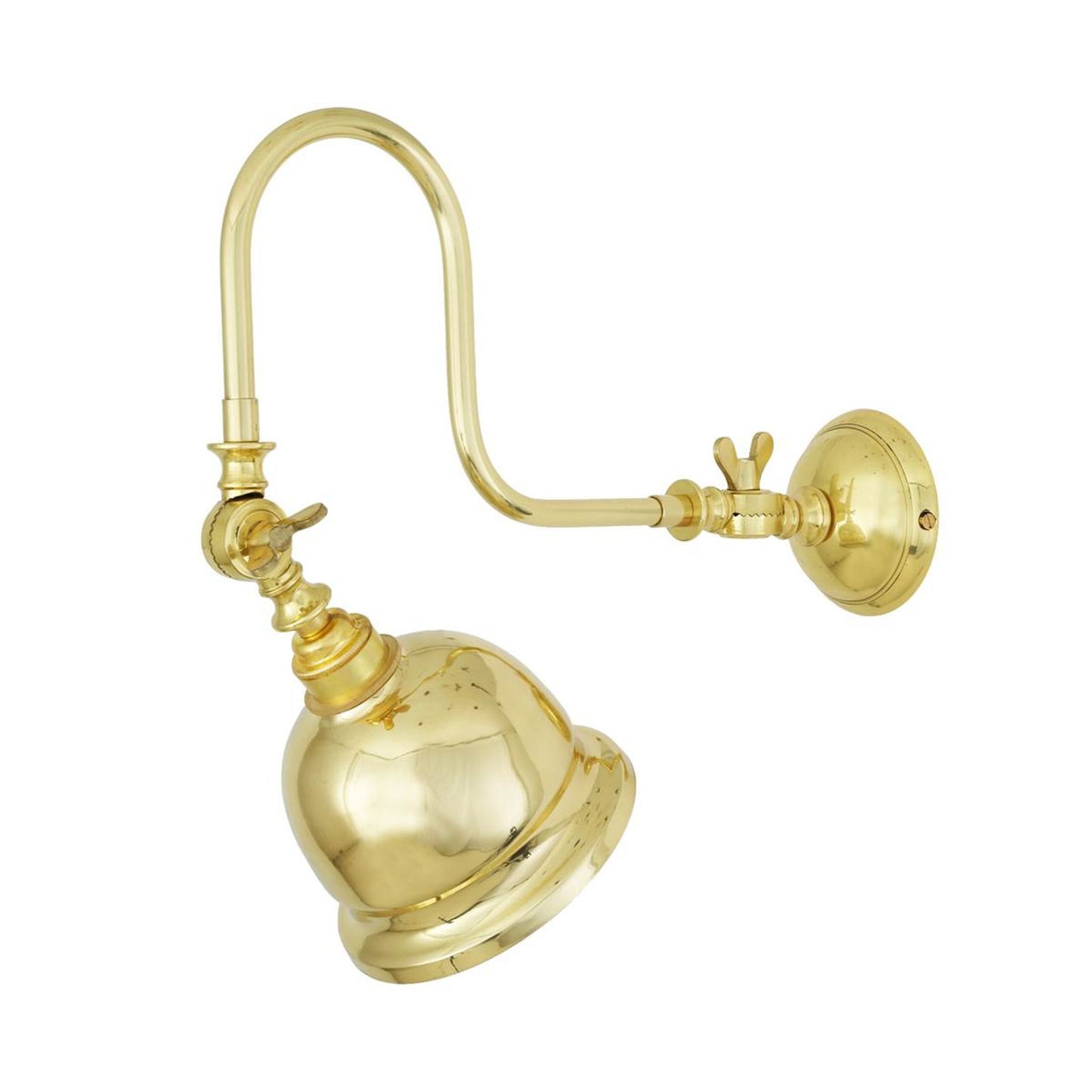 Apia Cast Brass Swivel Wall Light