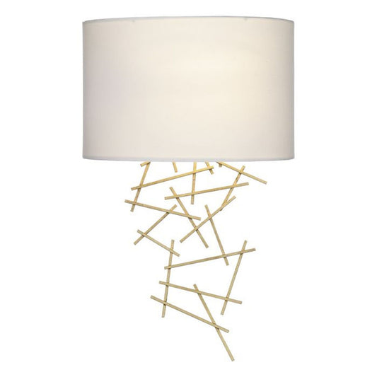 Cevero Gold Wall Light with Opal Acrylic Diffuser