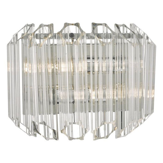 Tuvalu 2-Light Wall Bracket with Glass Shade