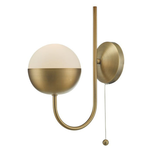 Andre Wall Light in Aged Brass