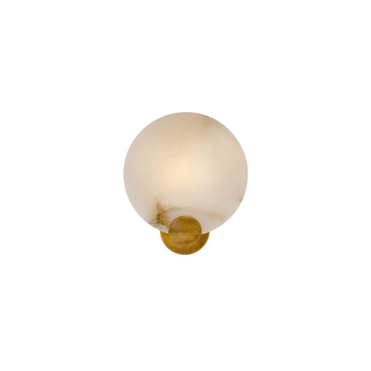 Iveala Single Sconce with Alabaster Shade