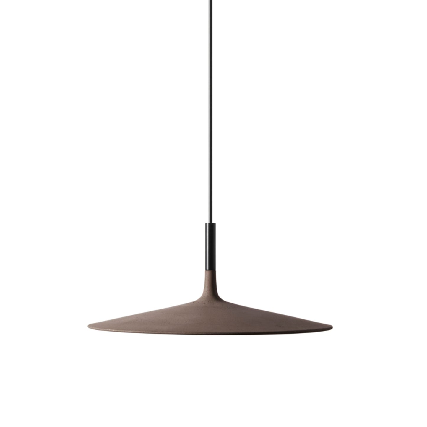 Aplomb Large Texture Pendant Dimmable with Concrete, Aluminium & Polycarbonate