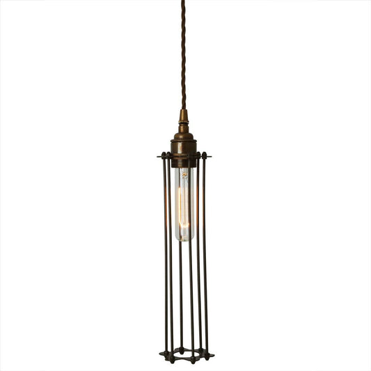 Beirut Industrial Pendant with Black Cage