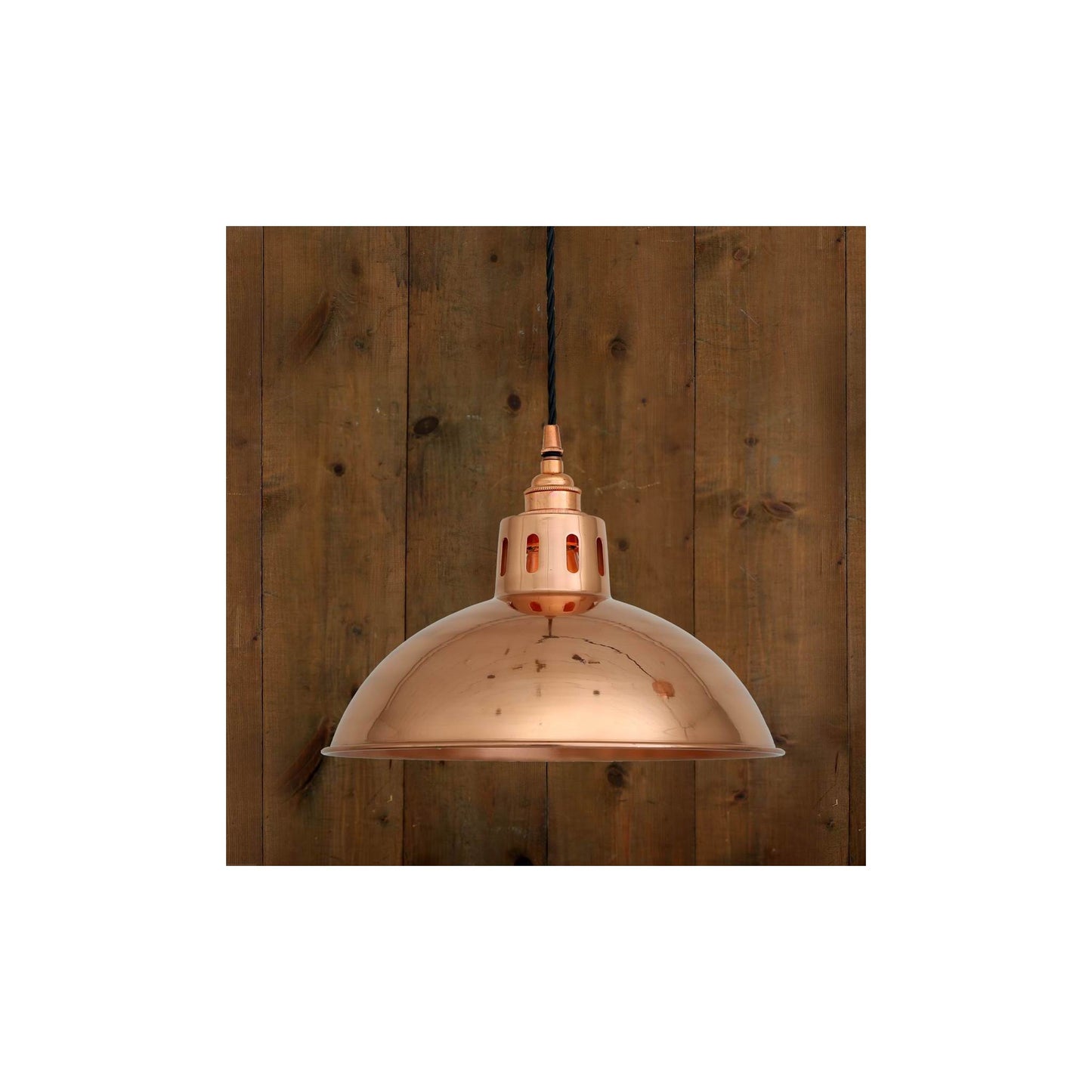 Berlin Vintage Copper Pendant Light 30cm