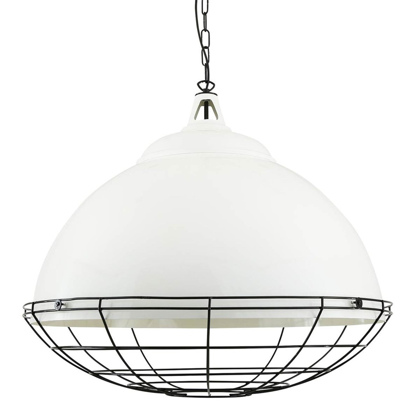 Brussels Single Pendant with Powder Coated Cage