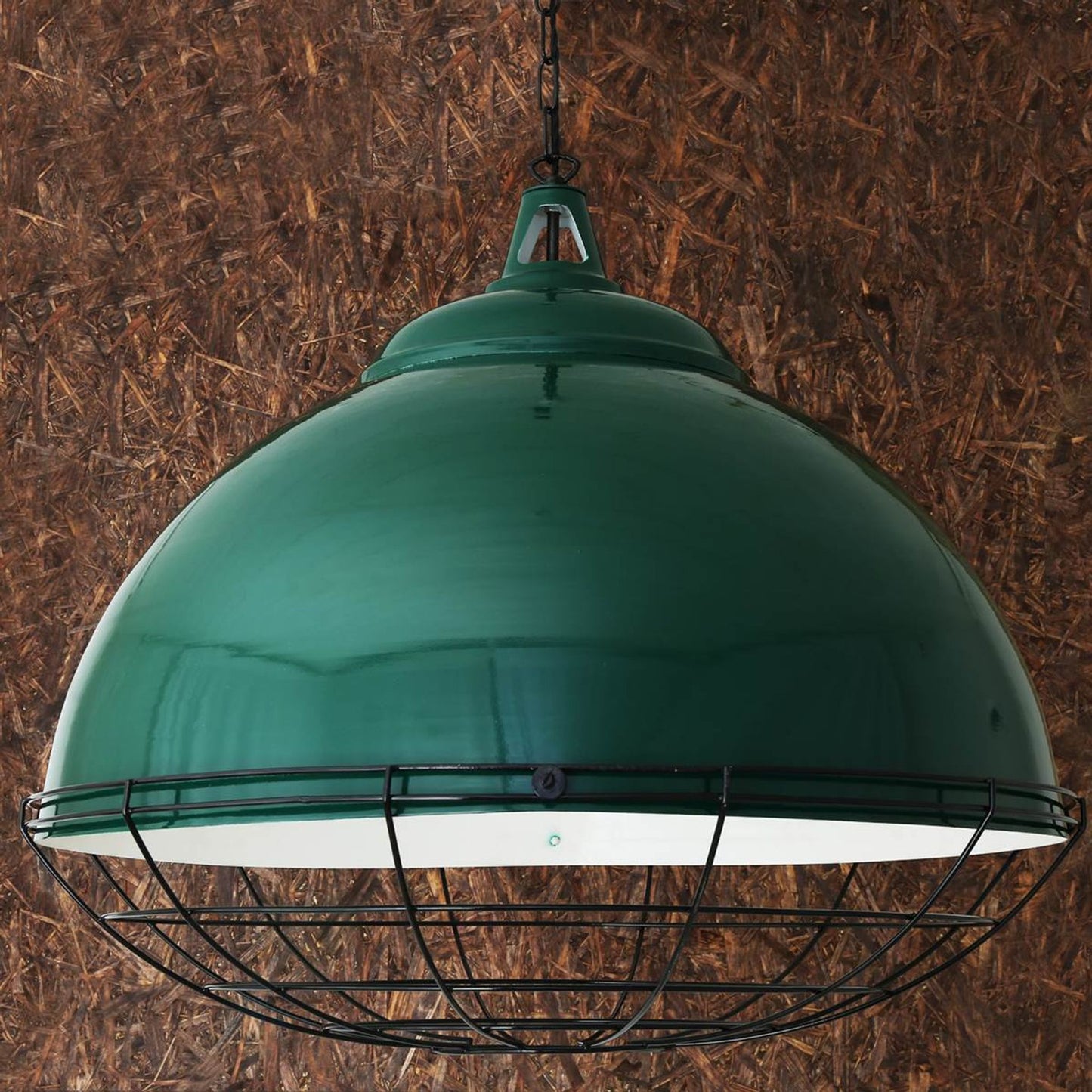 Brussels Single Pendant with Powder Coated Cage