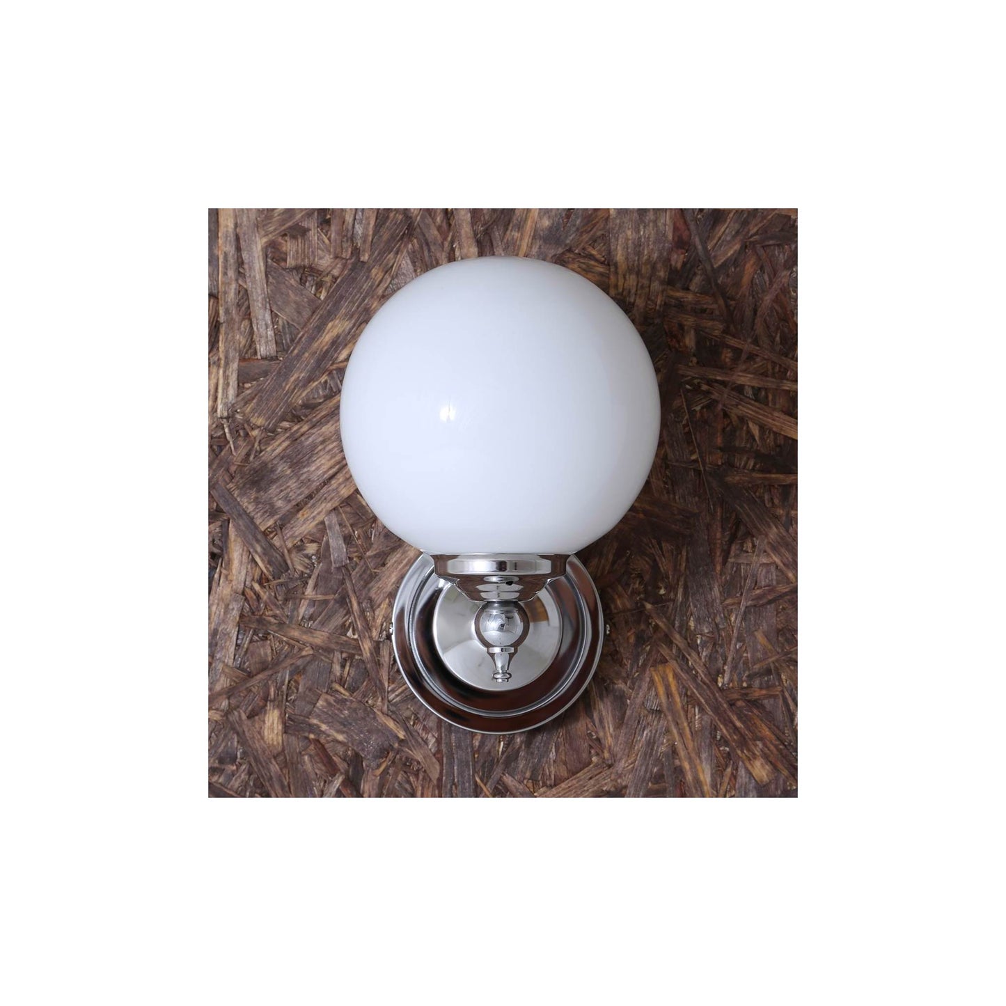 Cloghan Modern Globe Wall Light with Classic Details