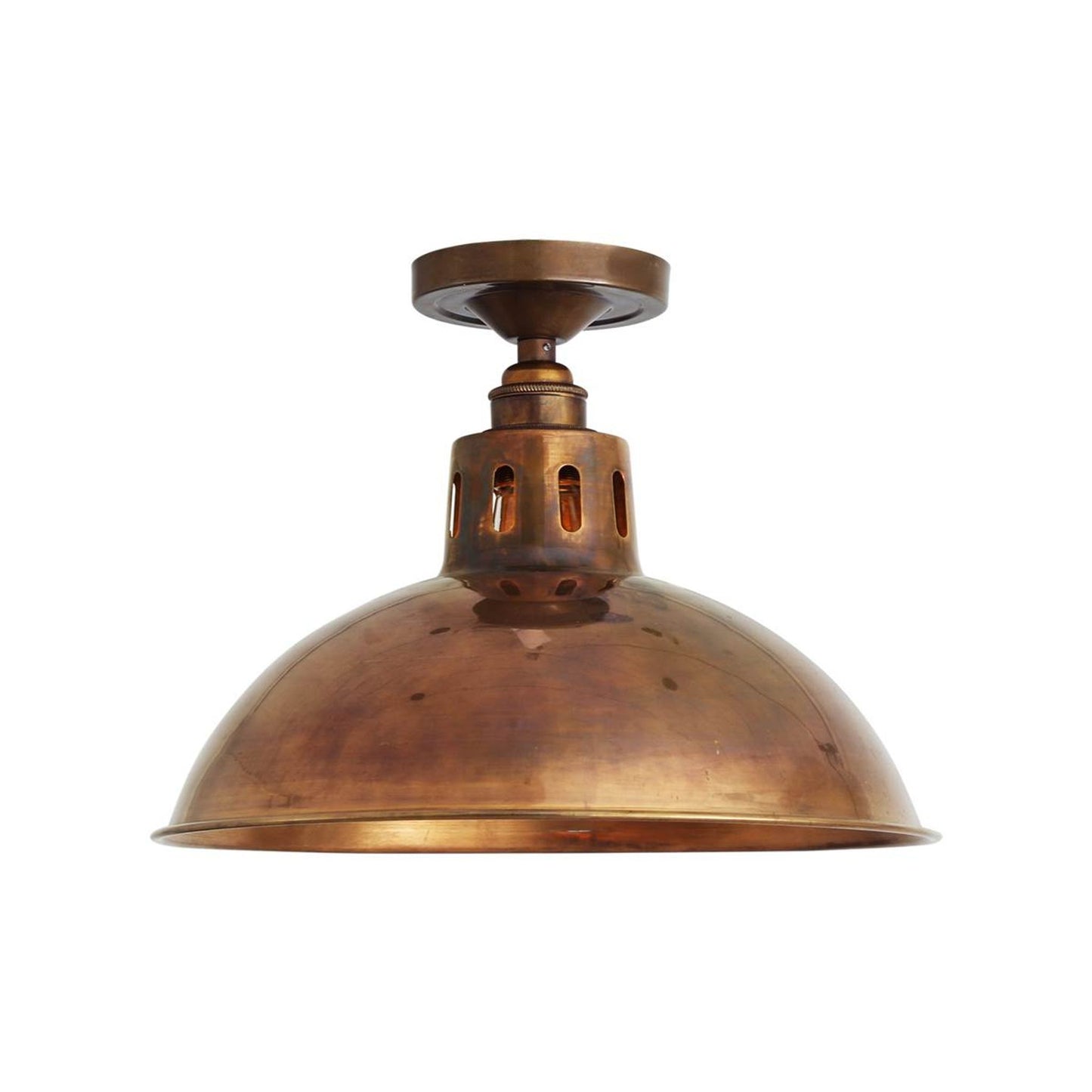 Paris Industrial Brass Ceiling Light