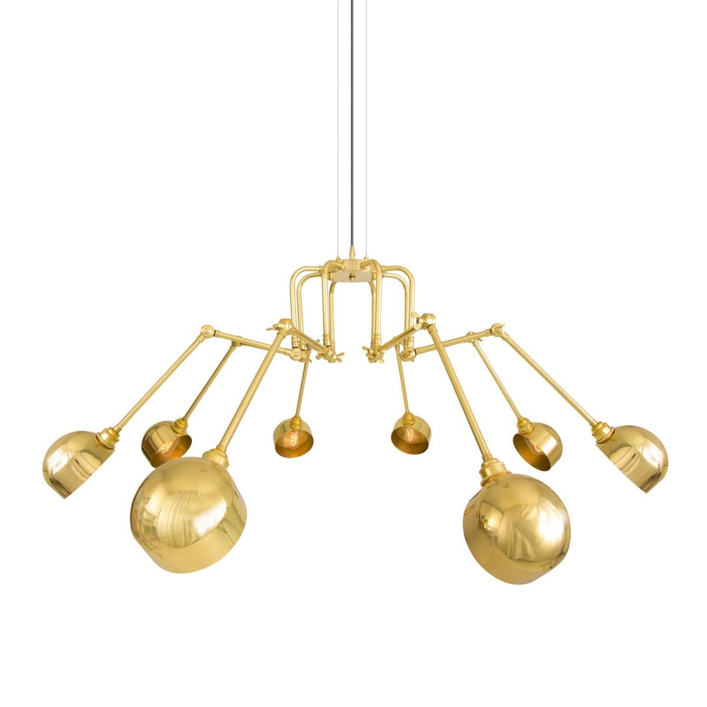 San Jose 8-Light Adjustable Modern Chandelier with Adjustable Arms