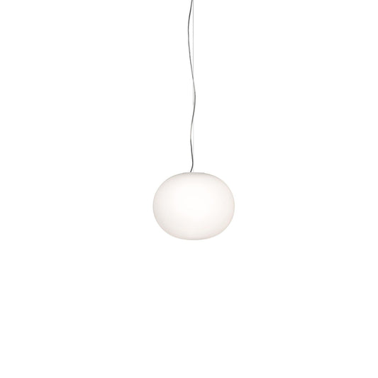 Glo-Ball S1 White Blown Glass Pendant