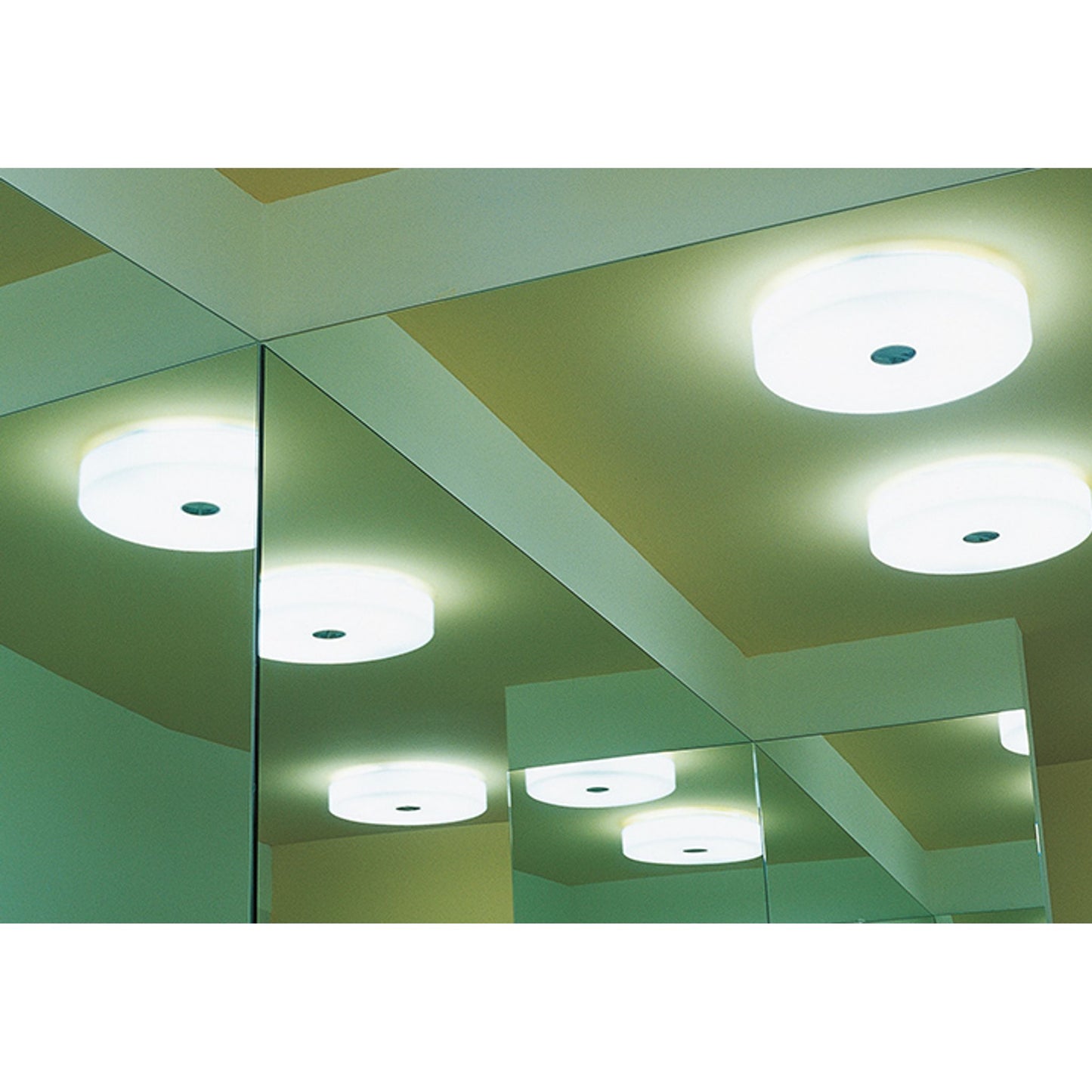 Button Ceiling and Wall Light White