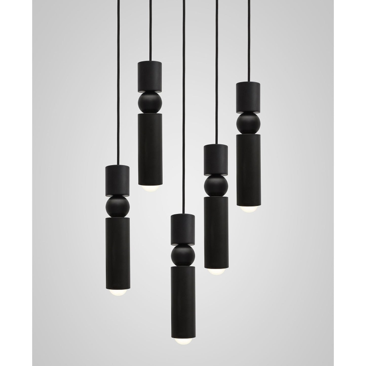 Fulcrum 5 Piece Cluster Pendant 220-240V