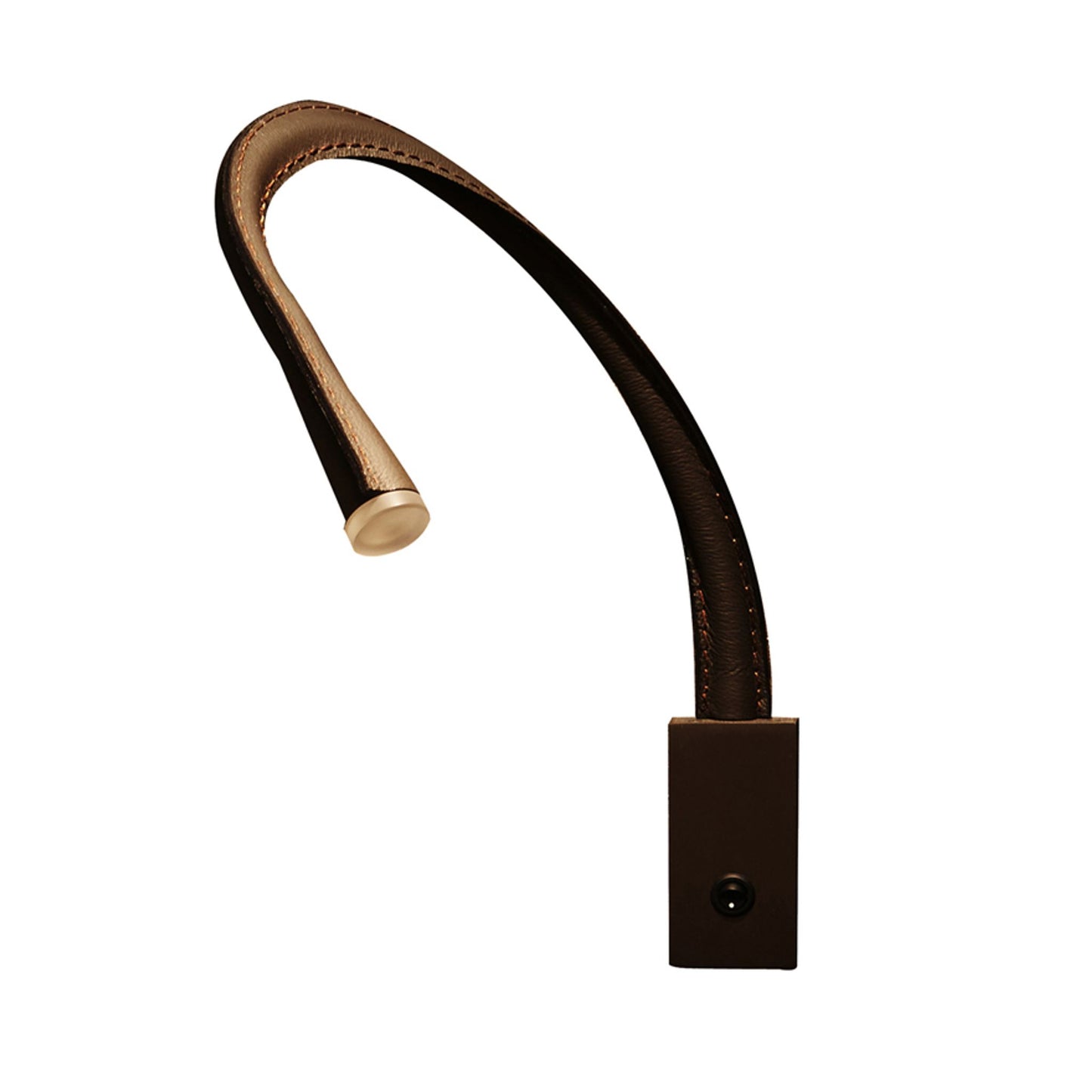 Flexiled AP L60 Wall Light with Black Leather