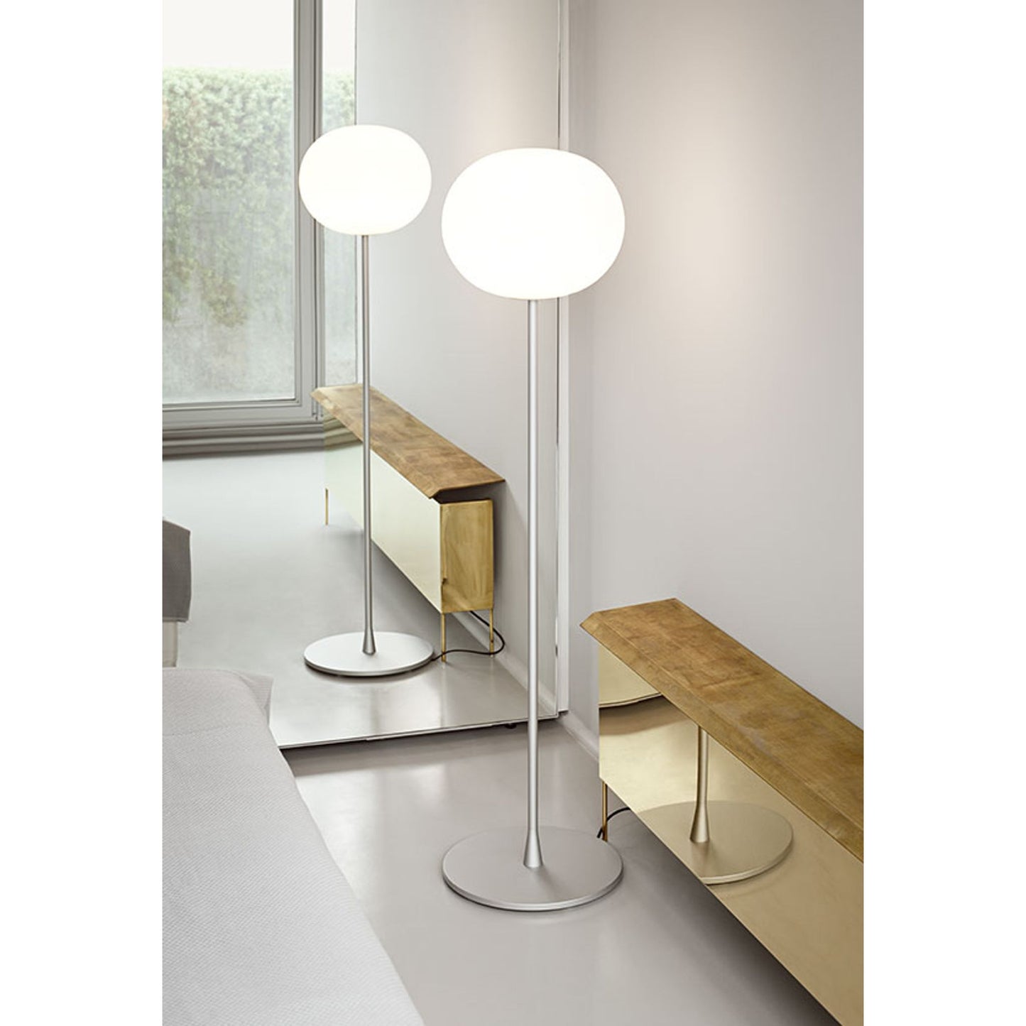 Glo-Ball F2 Floor Lamp with Opal Glass