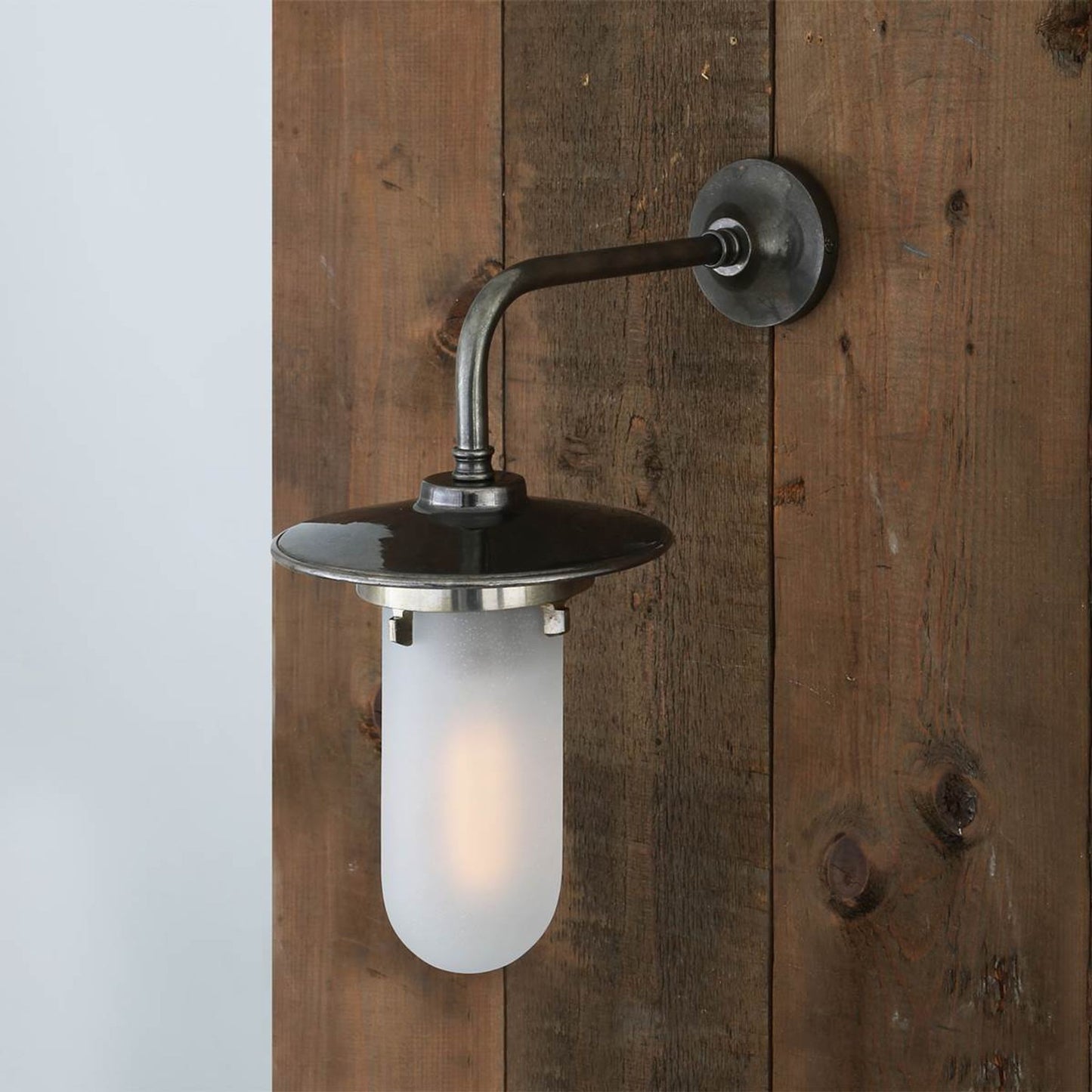 Florin Well Glass Bathroom and Outdoor Wall Light IP65