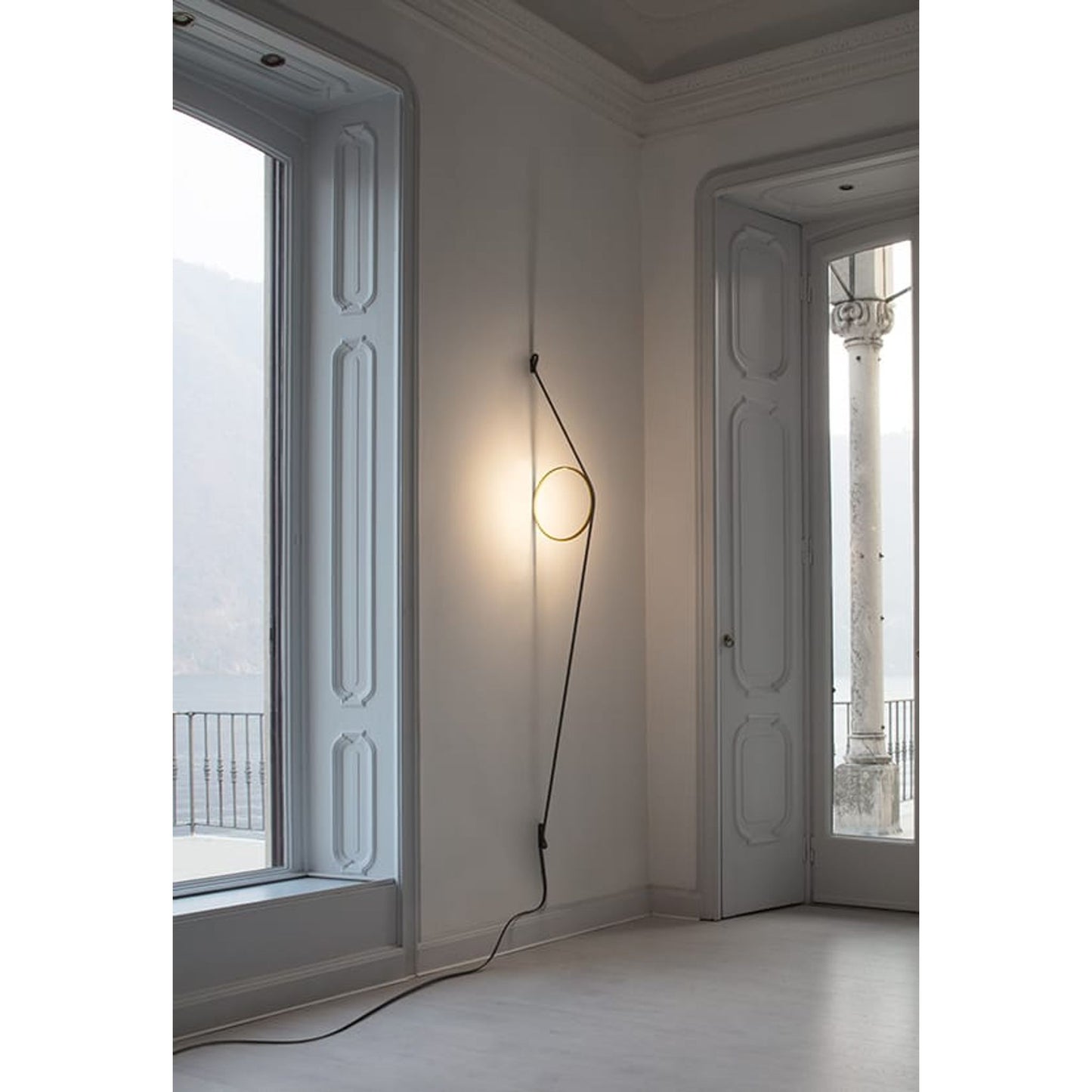 Wirering White Cable LED Wall Light