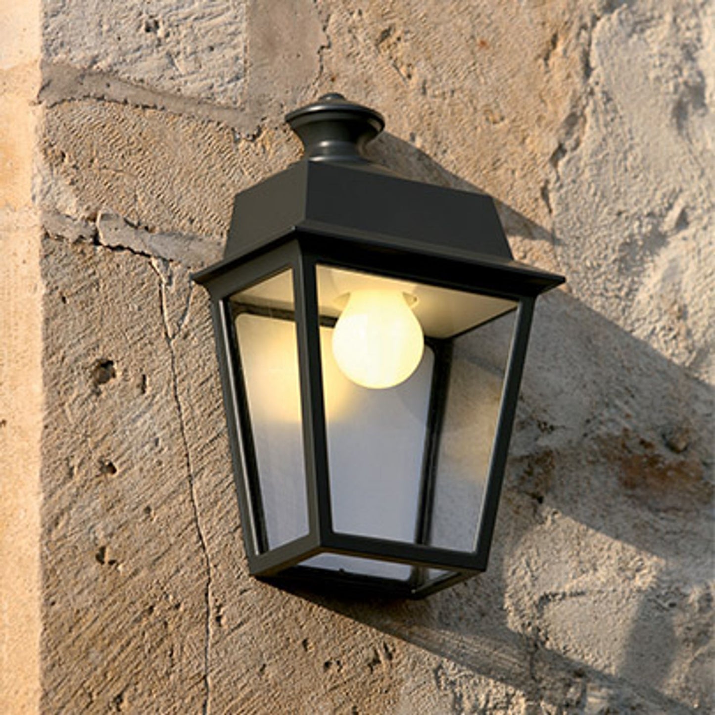 Place des Vosges 1 Evolution Model 2 Clear Glass Sensor E27 Wall Light