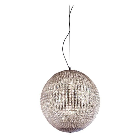 Helios S37 9-Light Pendant Shiny Nickel