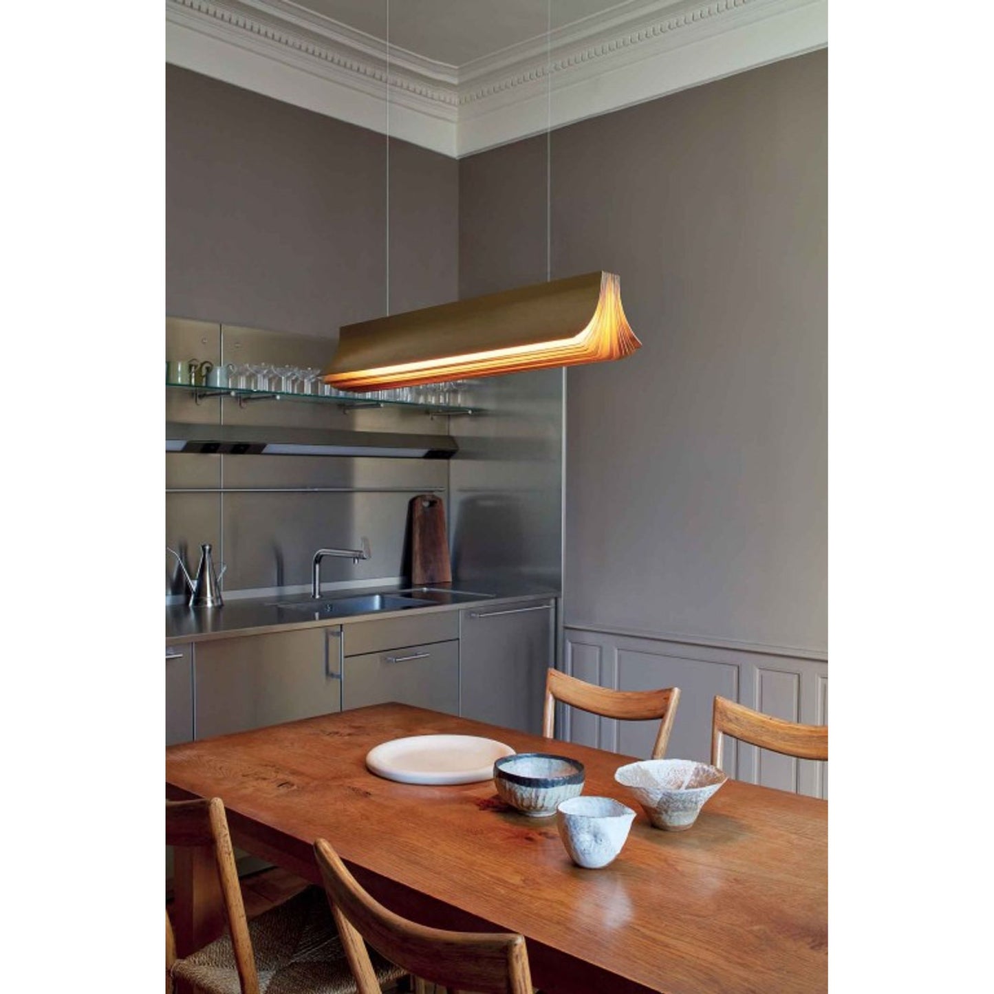 Respiro 900 Aluminium LED Linear Pendant