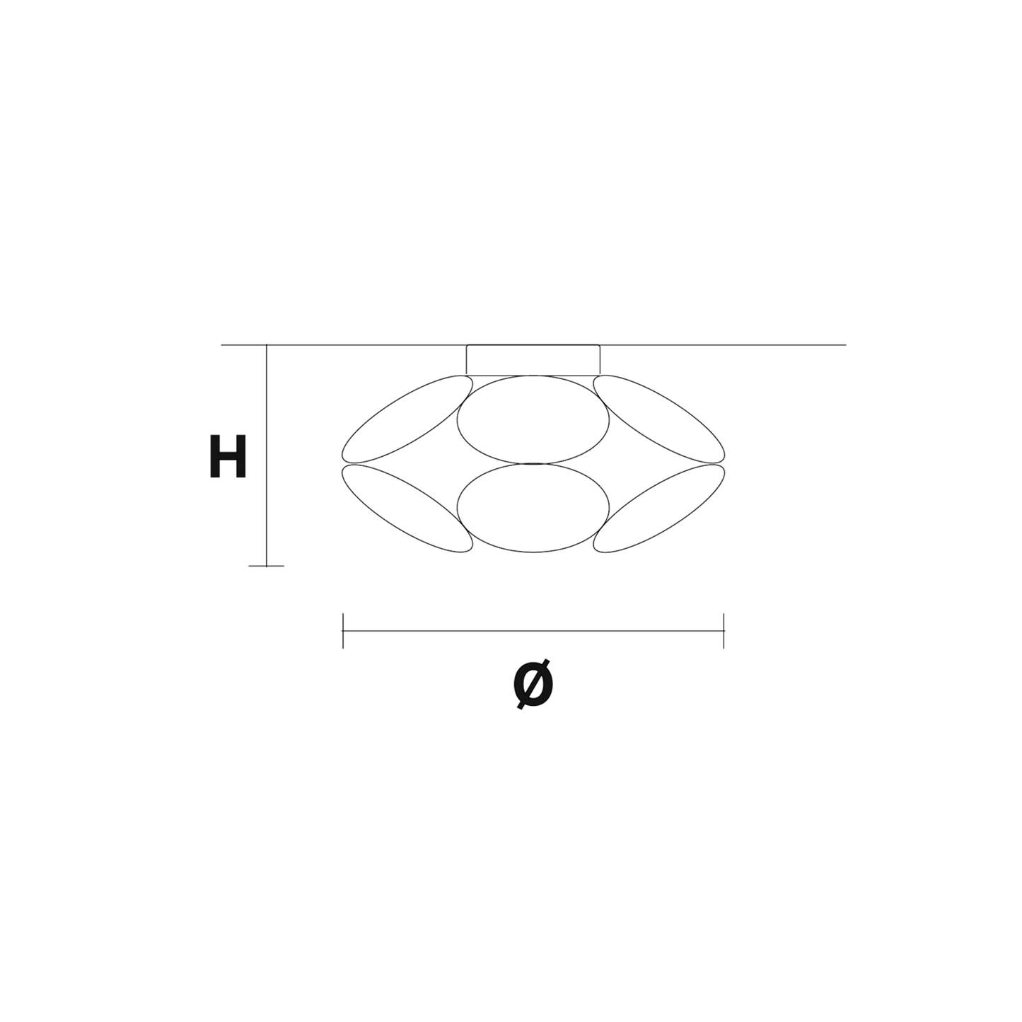 Timeo PL1 R45 LED Ceiling Light