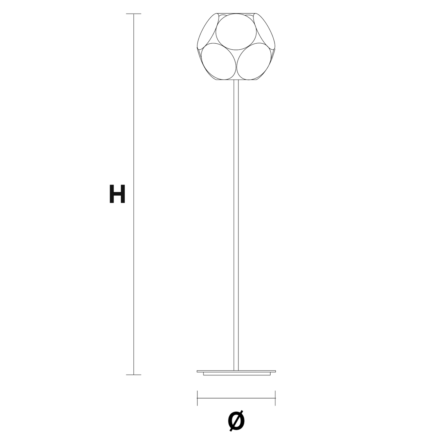 Timeo STL LED Floor Lamp