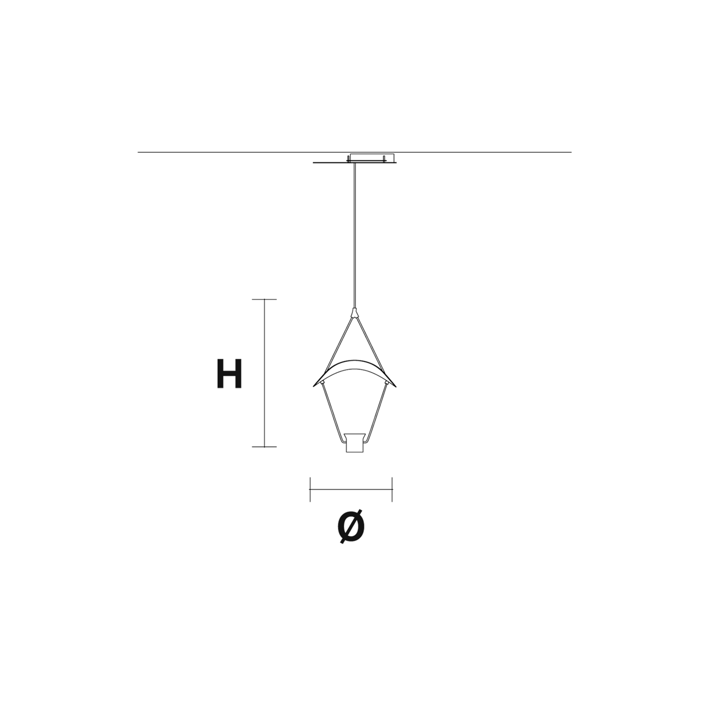 Vollee S1P DOWN LED Pendant