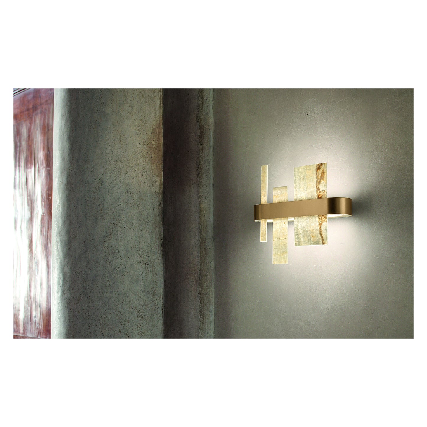 Honice LED Wall Light Matt Gold