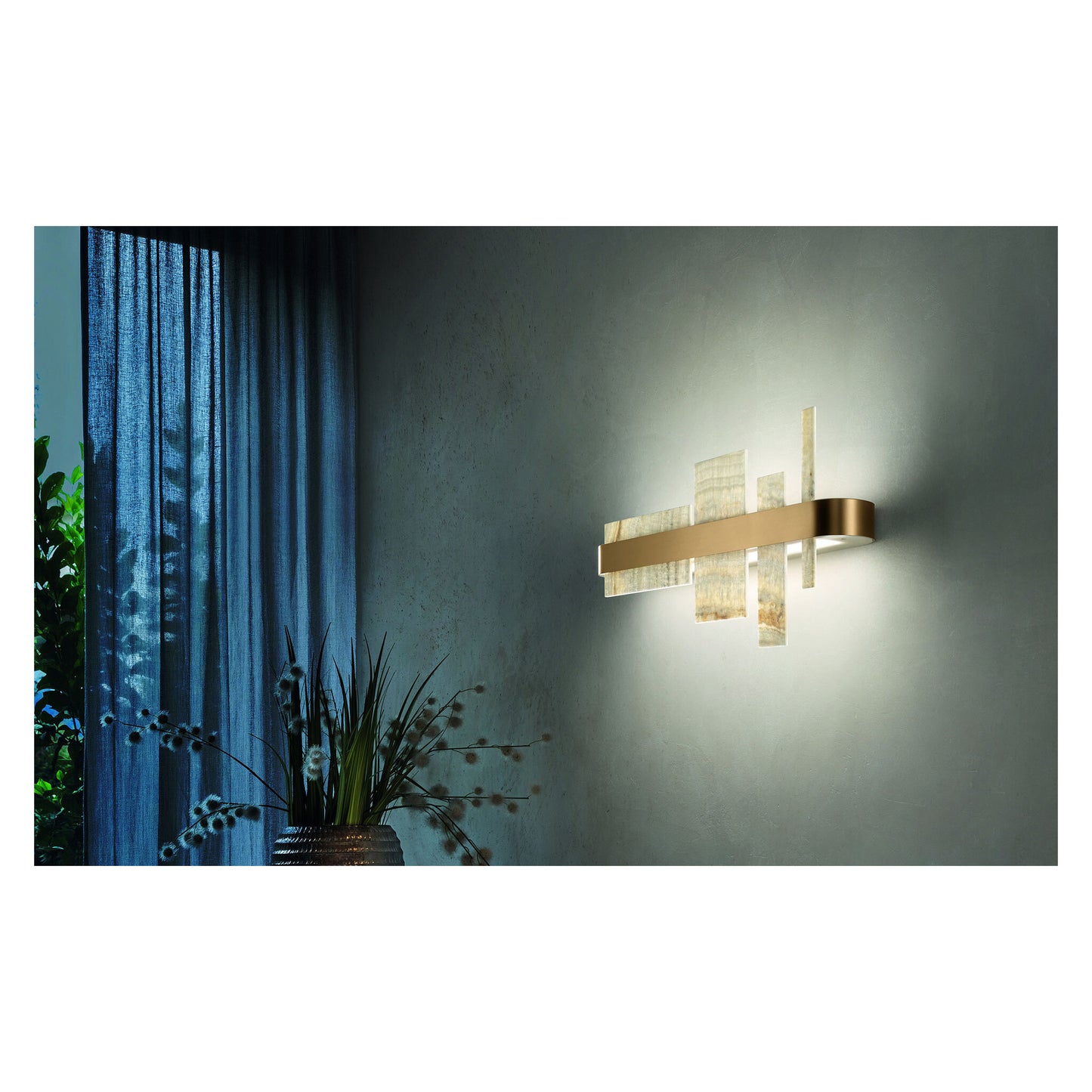 Honice LED Wall Light Matt Gold