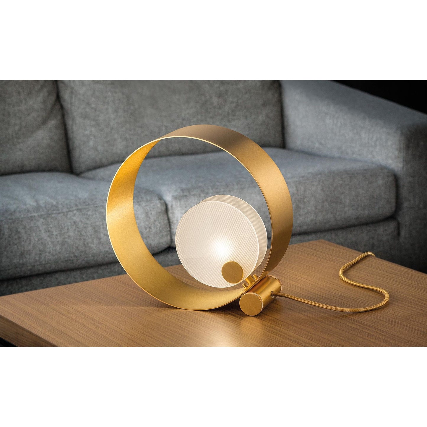 Sound TL1 G12 Table Lamp Brushed Gold