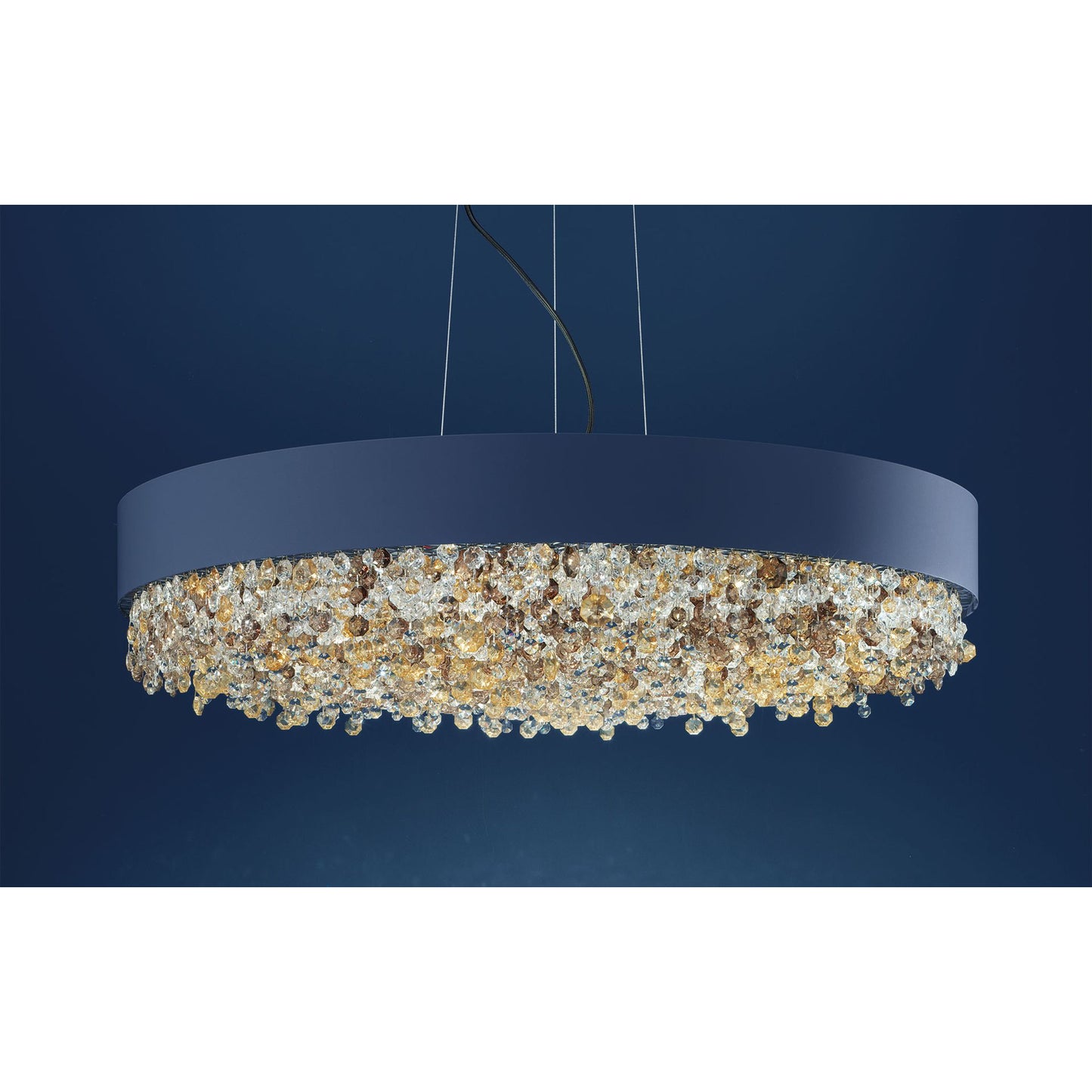 Ola S6 90 Large LED Pendant with Colored Glass