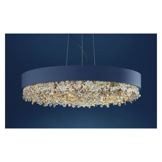 Ola S6 90 Large LED Pendant with Colored Glass