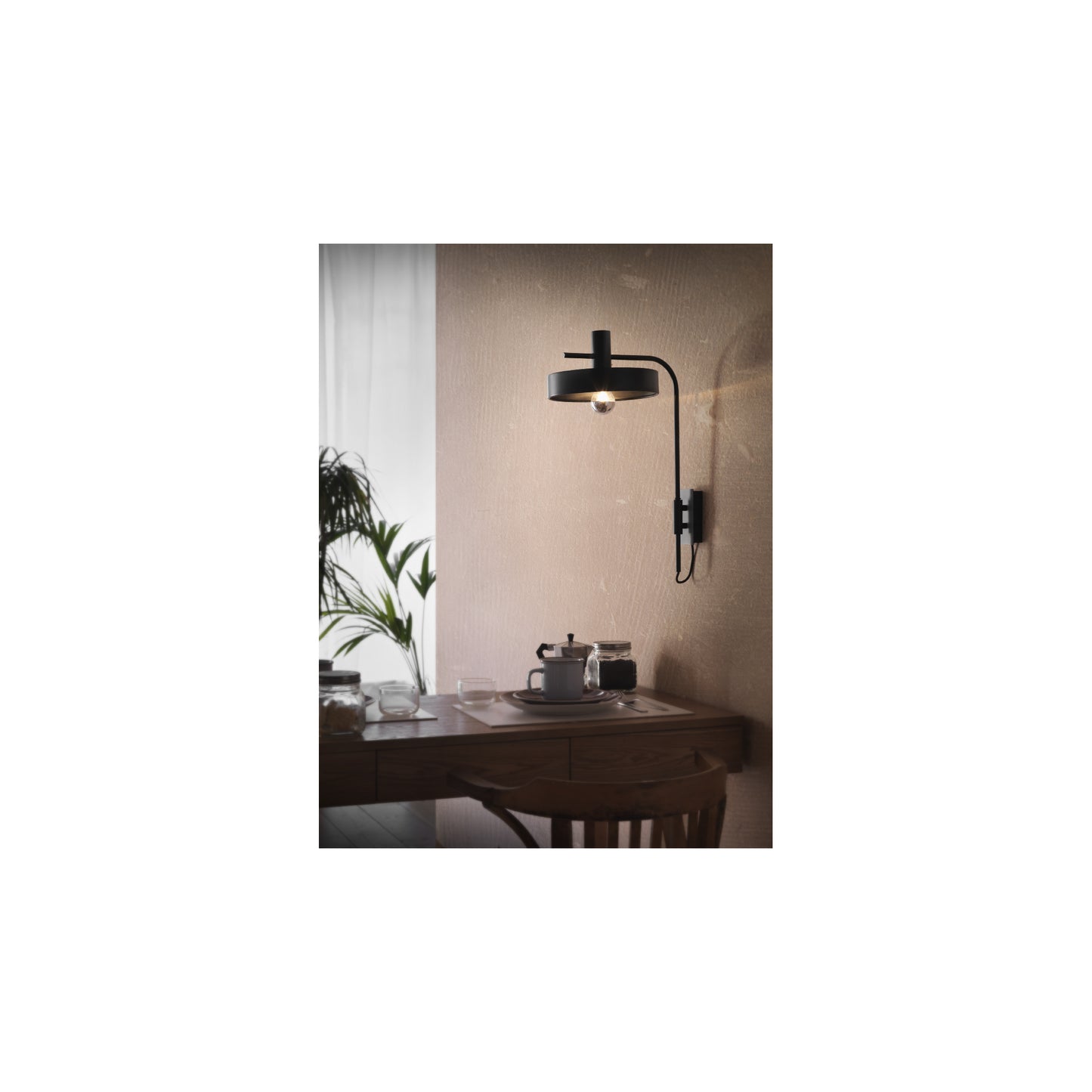 Aloa Wall Light Matt Black