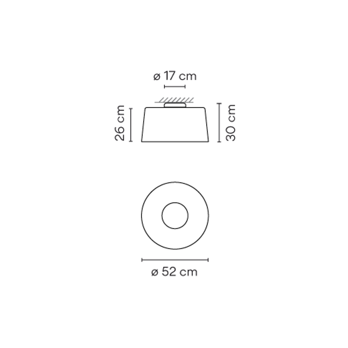 Tube Large LED Ceiling Light