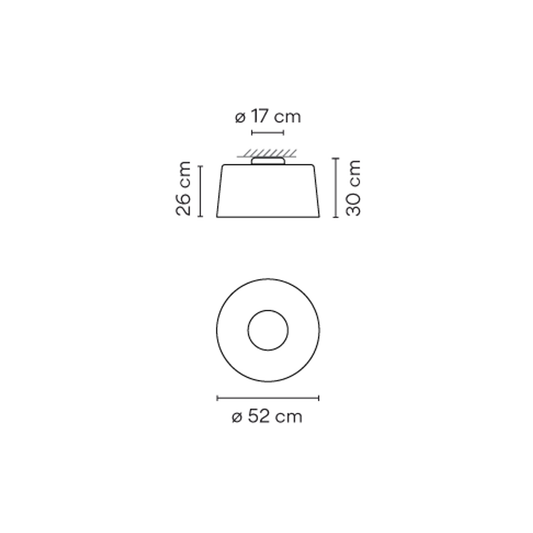 Tube Large LED Ceiling Light