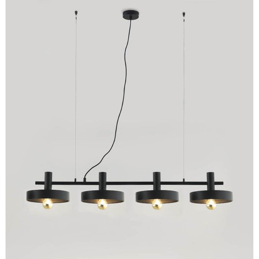 Aloa 4-Light Pendant Matt Black