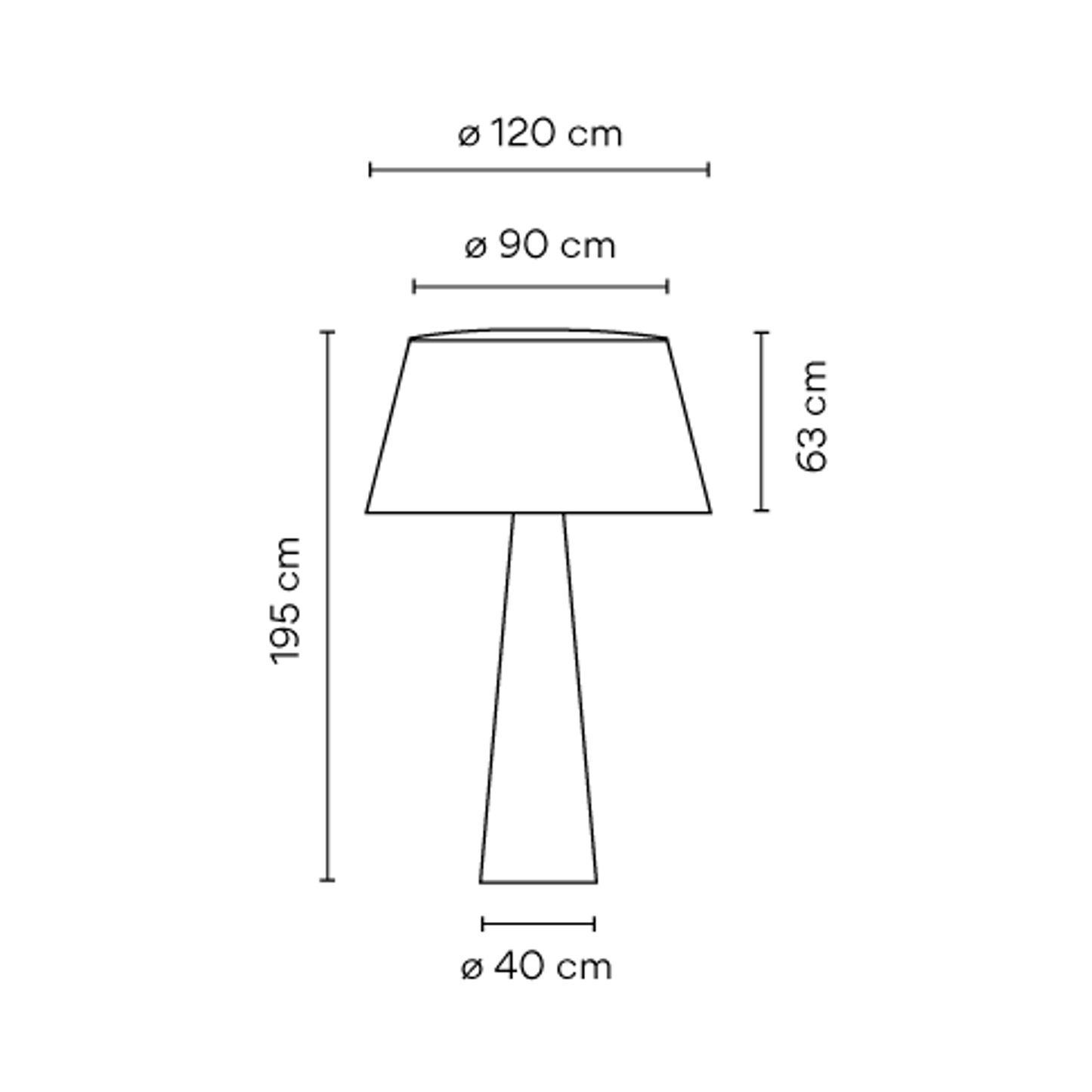 Wind 4062 Outdoor LED Floor Lamp