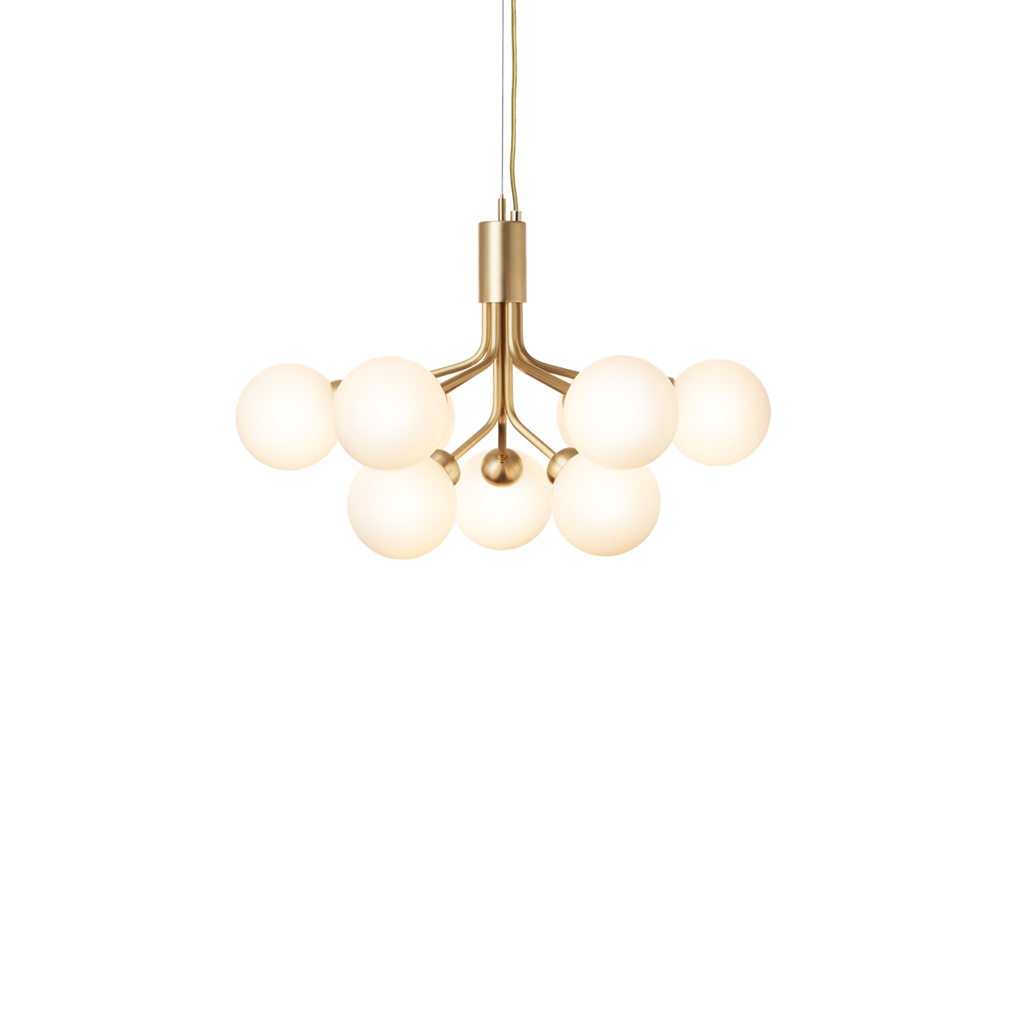 Apiales 9-Light Chandelier with Glass Shade