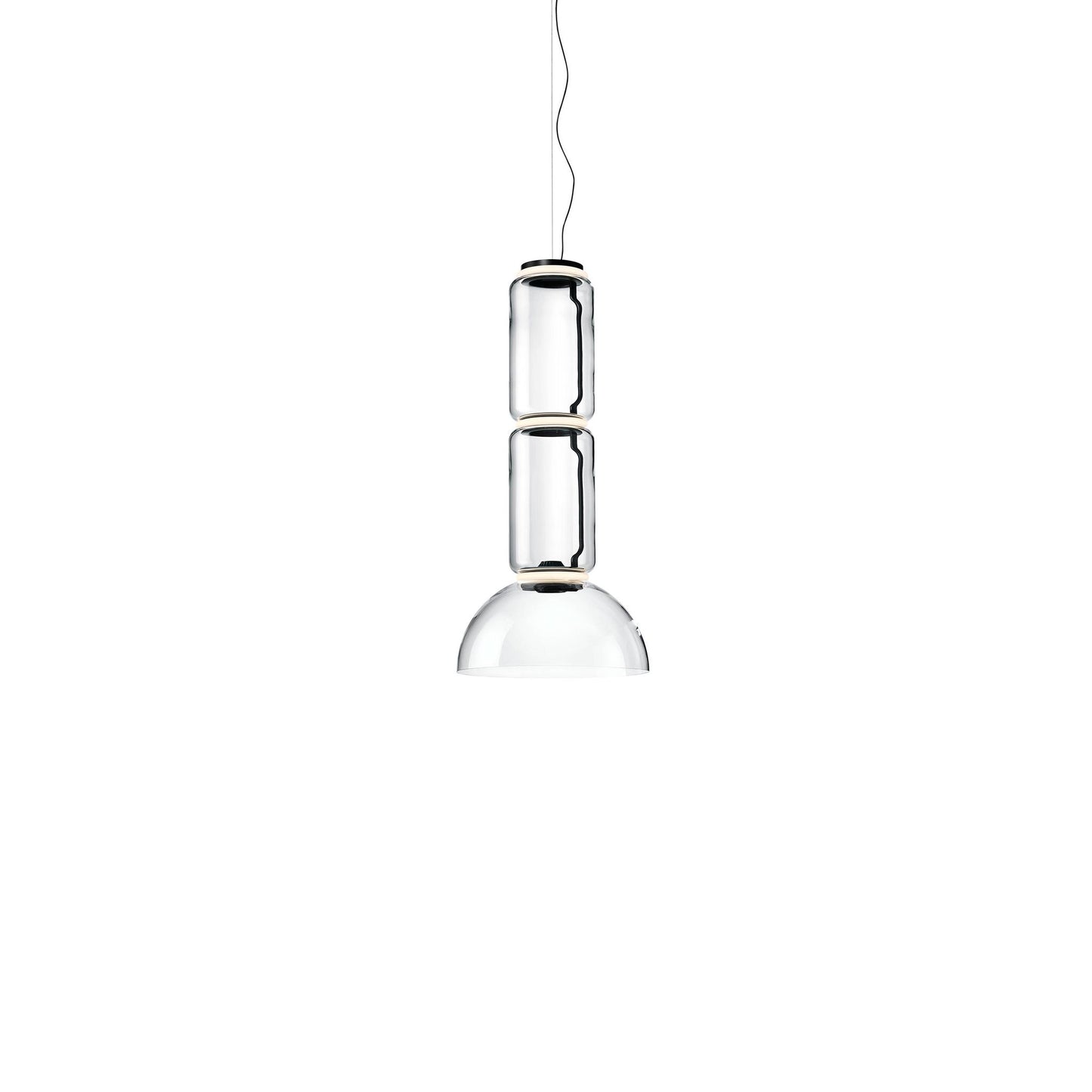 Noctambule 2 Low Cylinder & Bowl LED Pendant