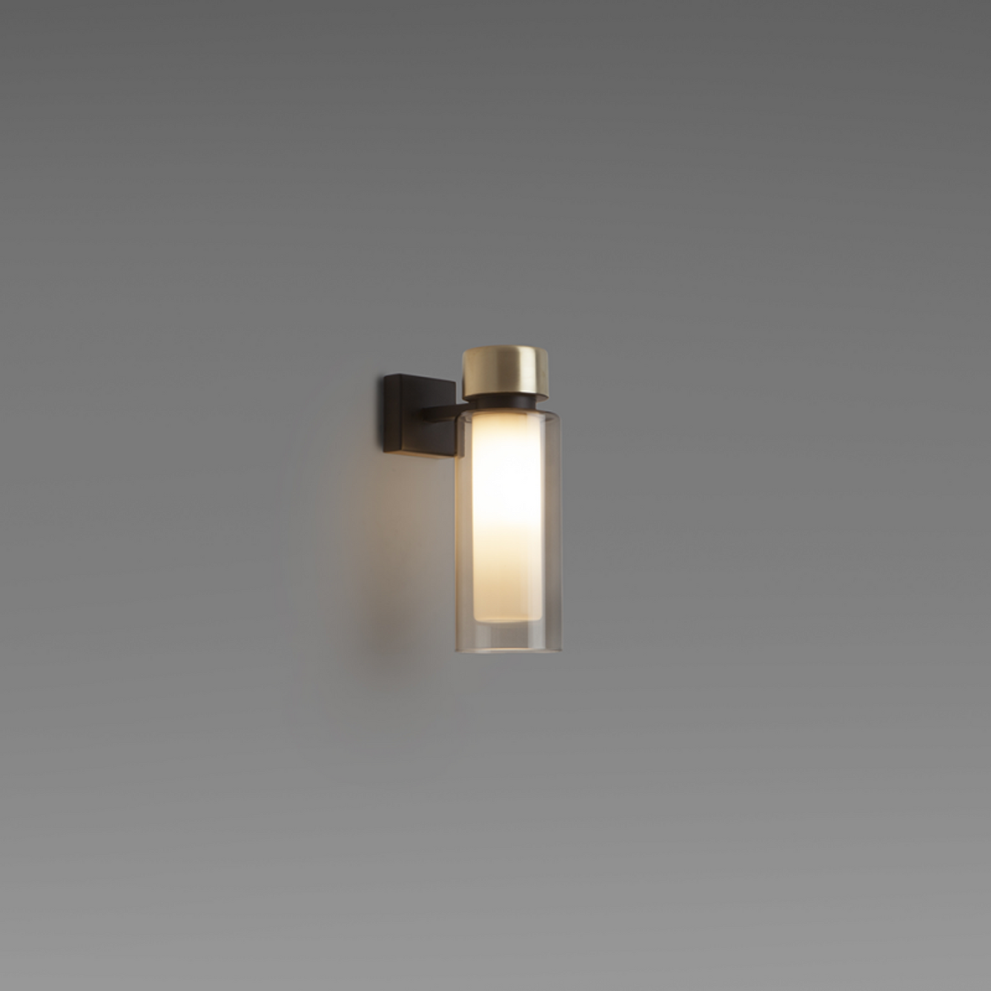 Osman Single Wall Light in Matt Black