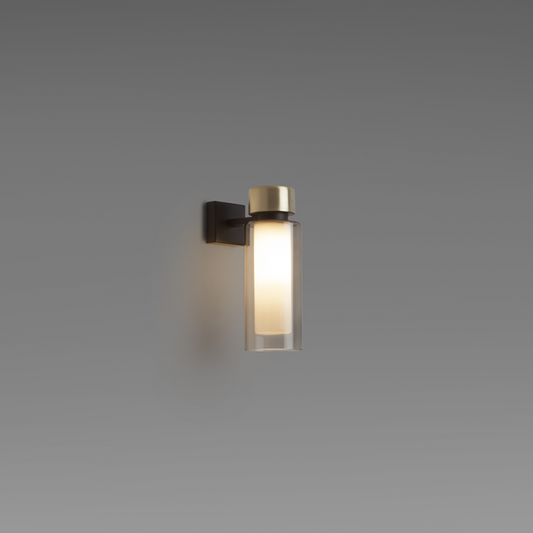 Osman Single Wall Light in Matt Black