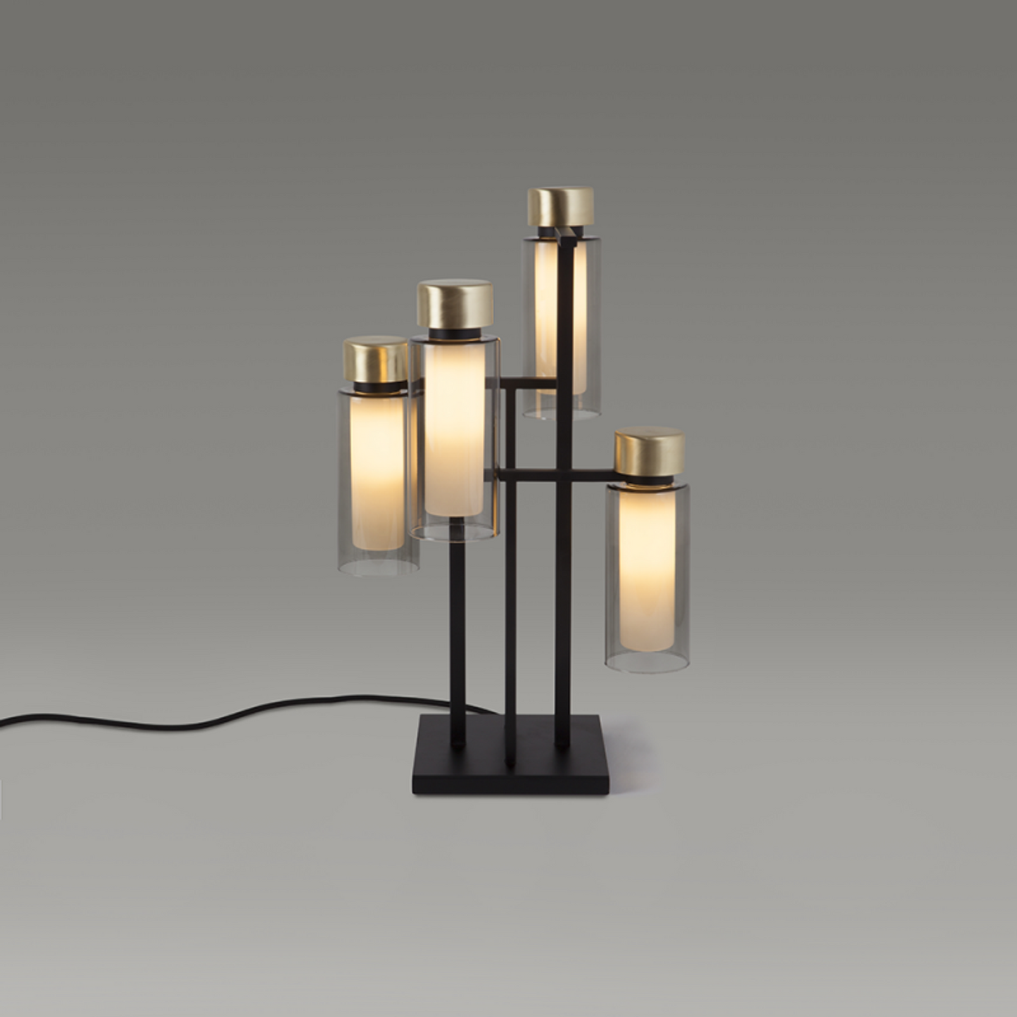 Osman 4-Light Table Lamp in Matt Black