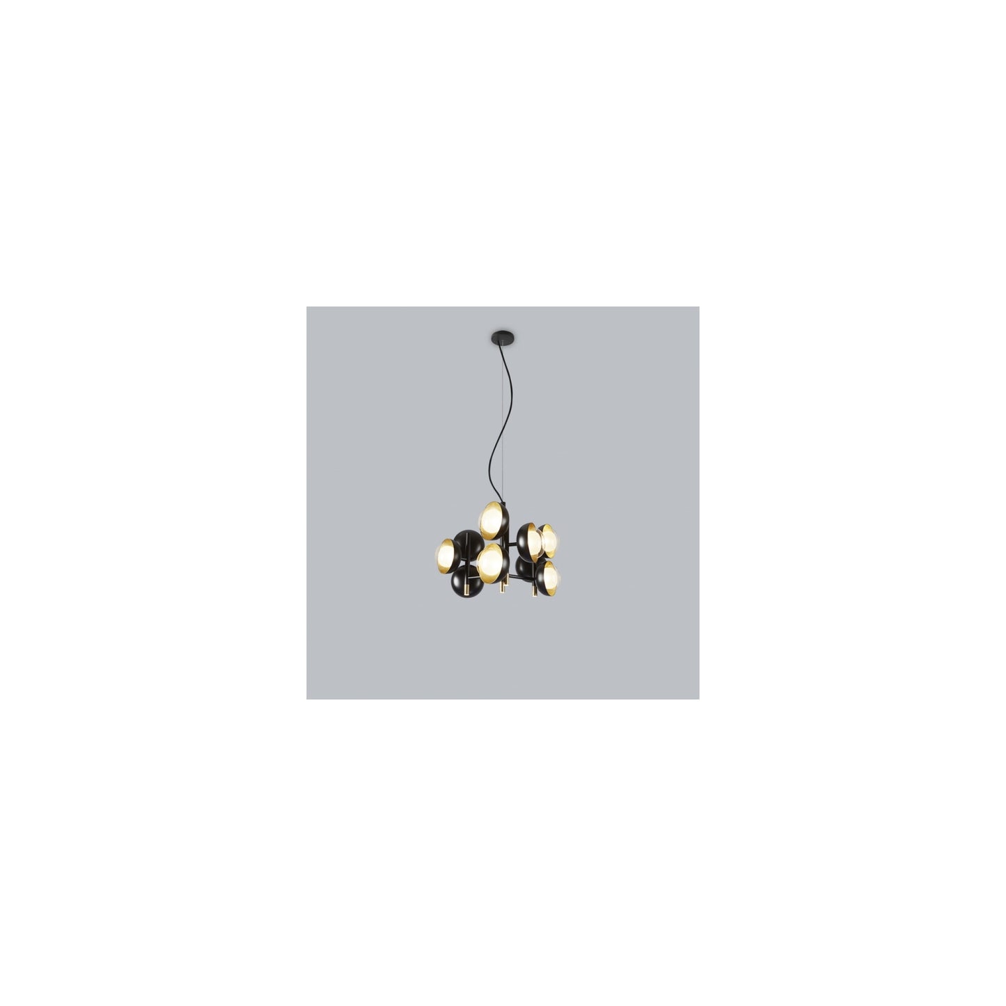 Muse 13-Light Black Pendant