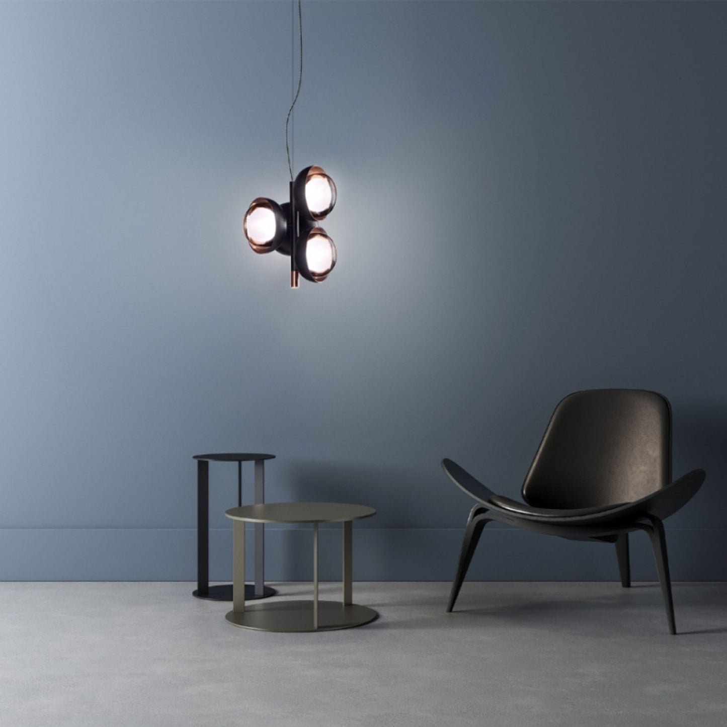 Muse 5-Light Black Pendant