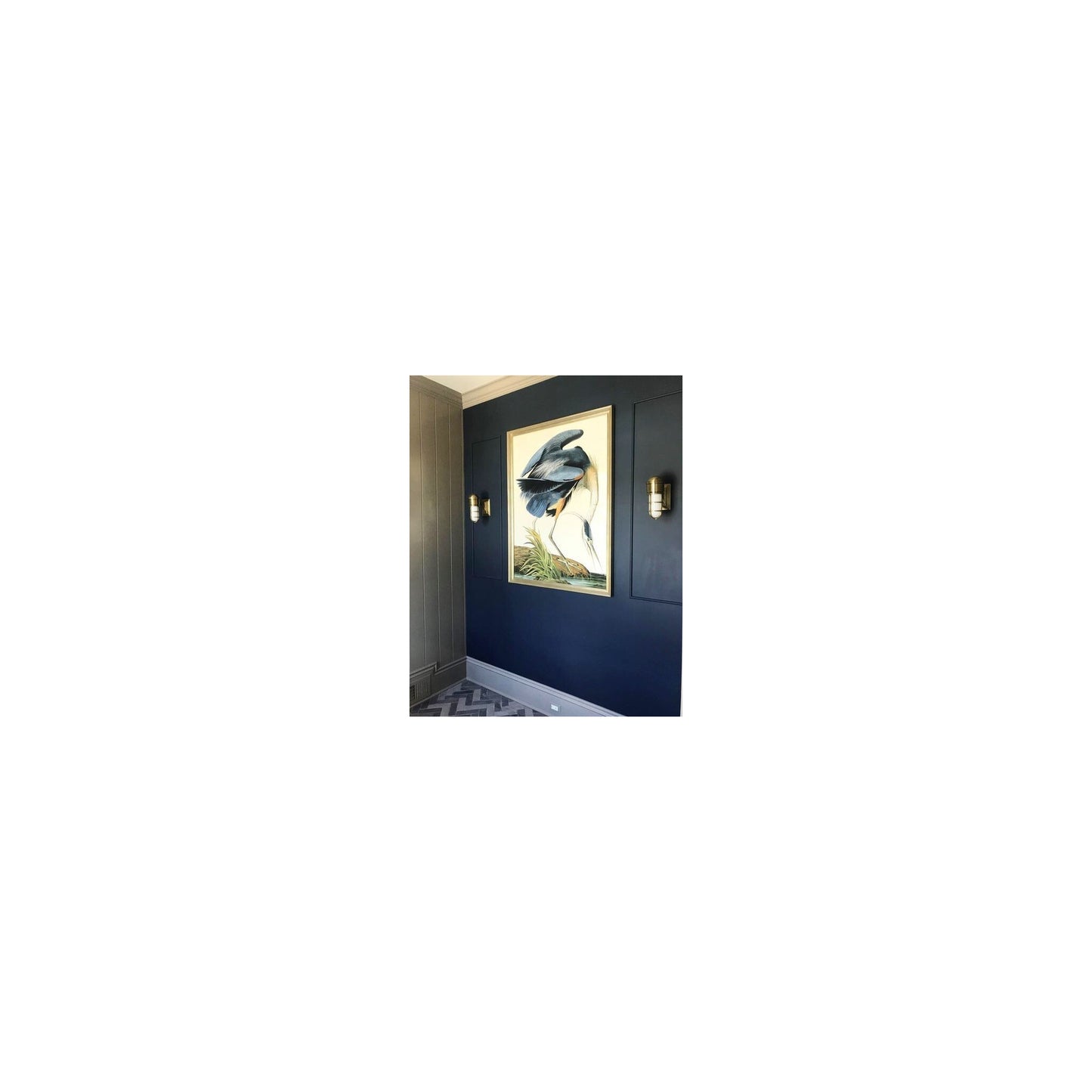 Marine White Glass Wall Light