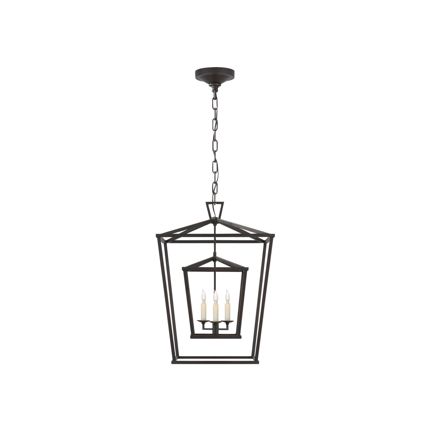 Darlana Medium Double Cage Pendant Lantern